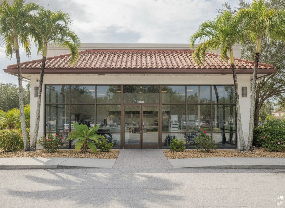 Commercial restaurant storefront glazing